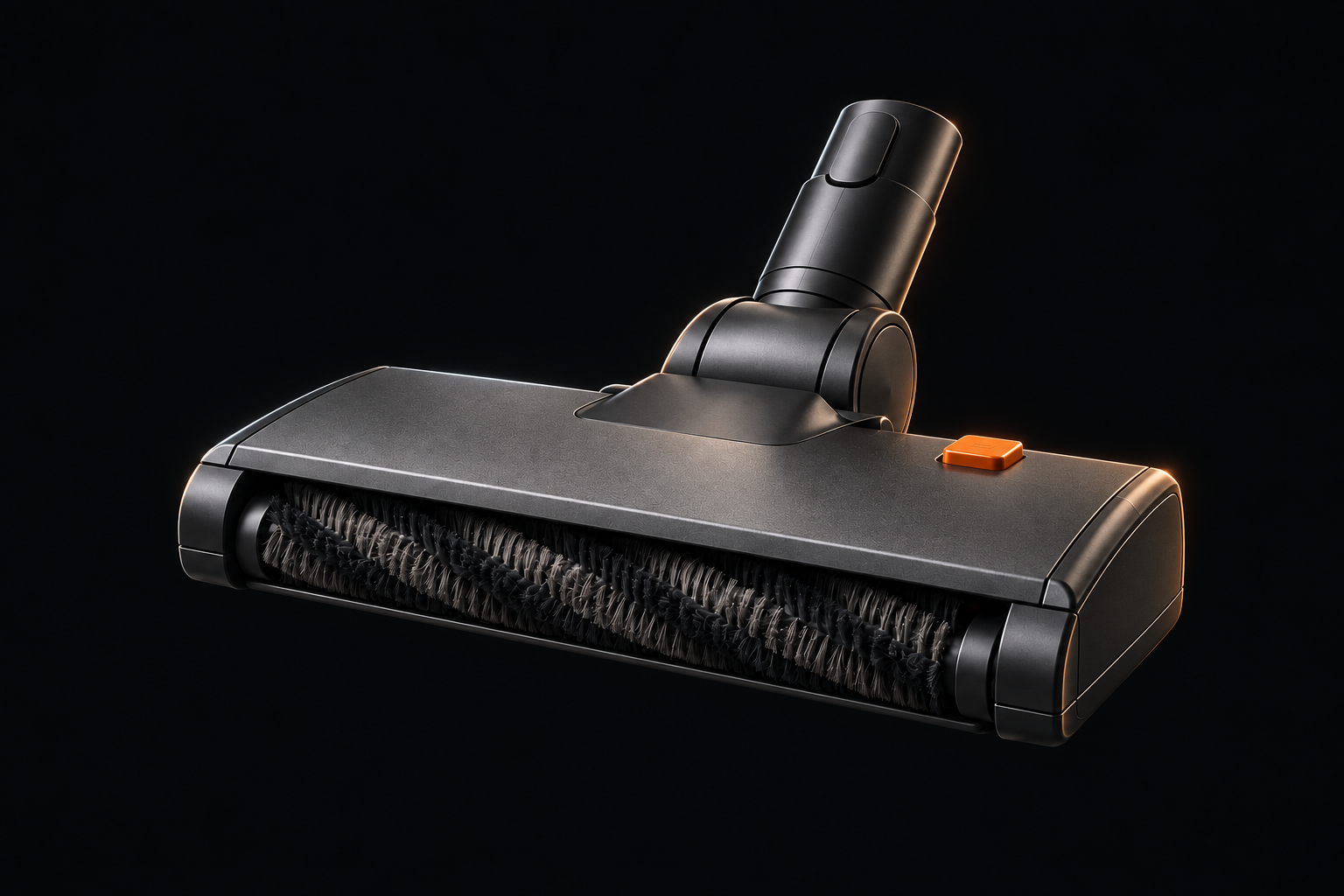 Generated concept of a graphite vacuum head with an orange boost control